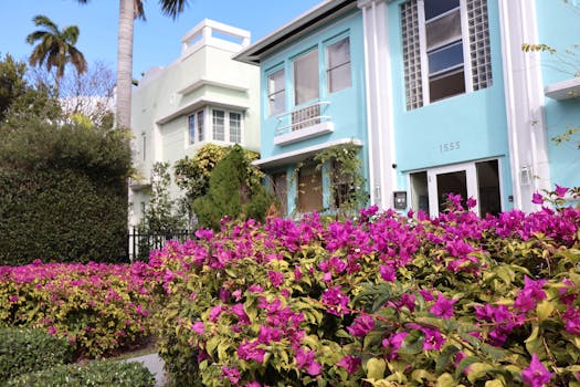 colorful container garden on balcony
