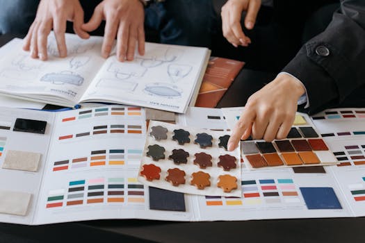 Selection of different pot materials